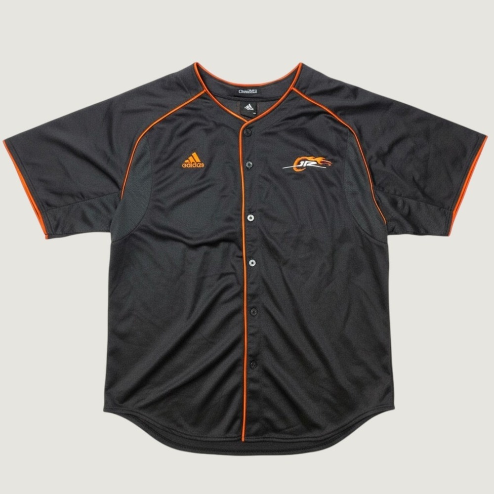 Adidas Dale Earnhardt Jr 88 Racing Jersey Mens XL Black Orange Clima365 A02001